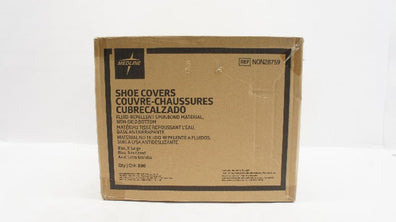 Medline NON28759 Non-Skid Polypropylene Shoe Covers, Blue, X-Large - Box of 200